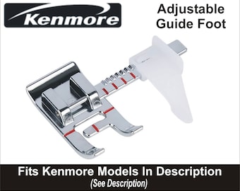 KENMORE Adjustable Guide Foot Fits All Models With Snap On Shank See Description