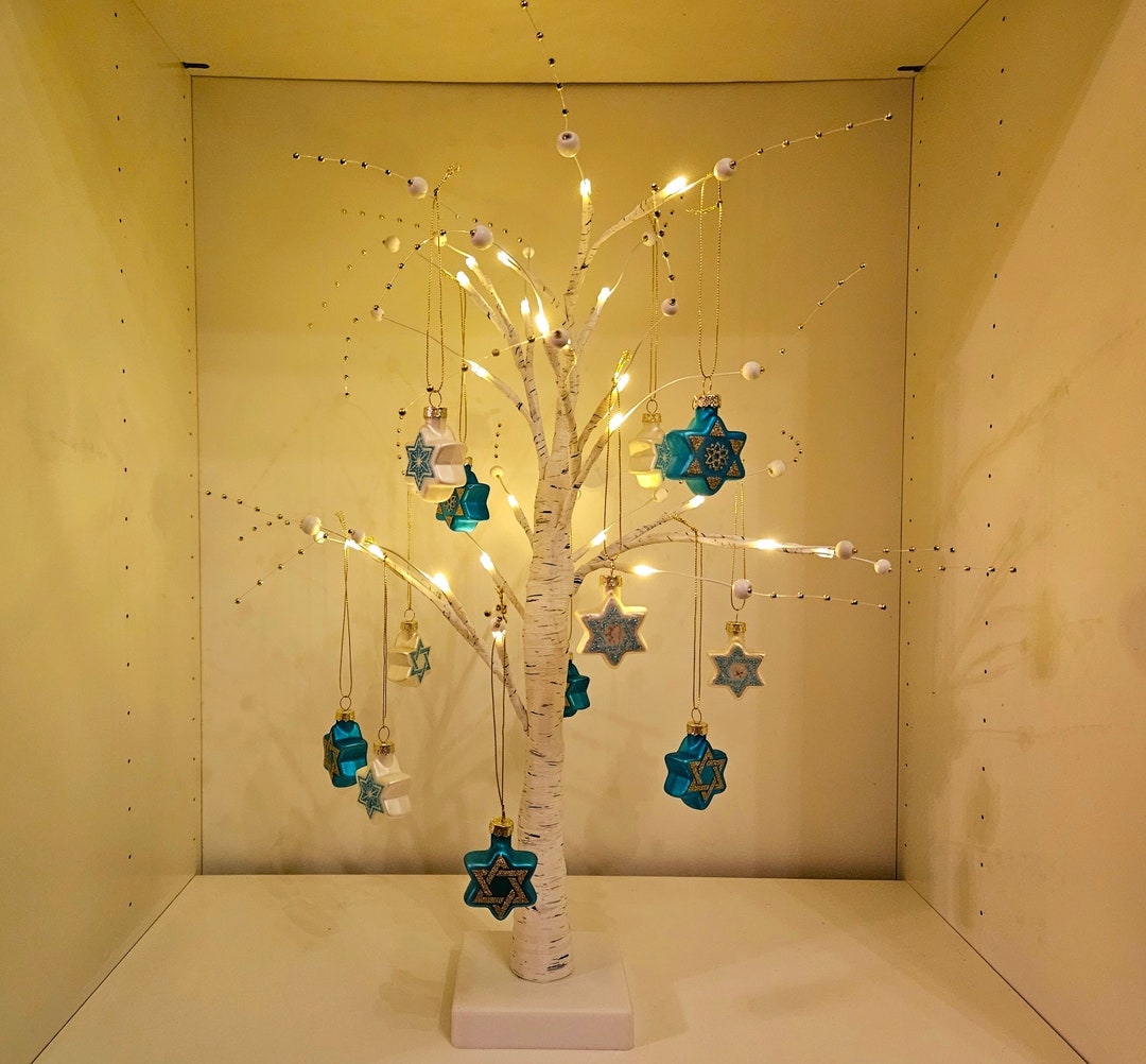 Hanukkah Centrepiece Hanukkah Decor Hanukkah Table Top LED Etsy