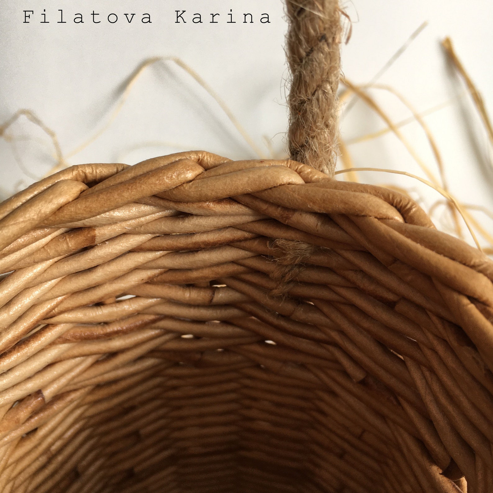 Wicker gift basket set of 2 Etsy