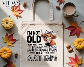 Cita divertida de cinta adhesiva de vaca de las Tierras Altas PNG, diseño de camiseta (300 dpi)