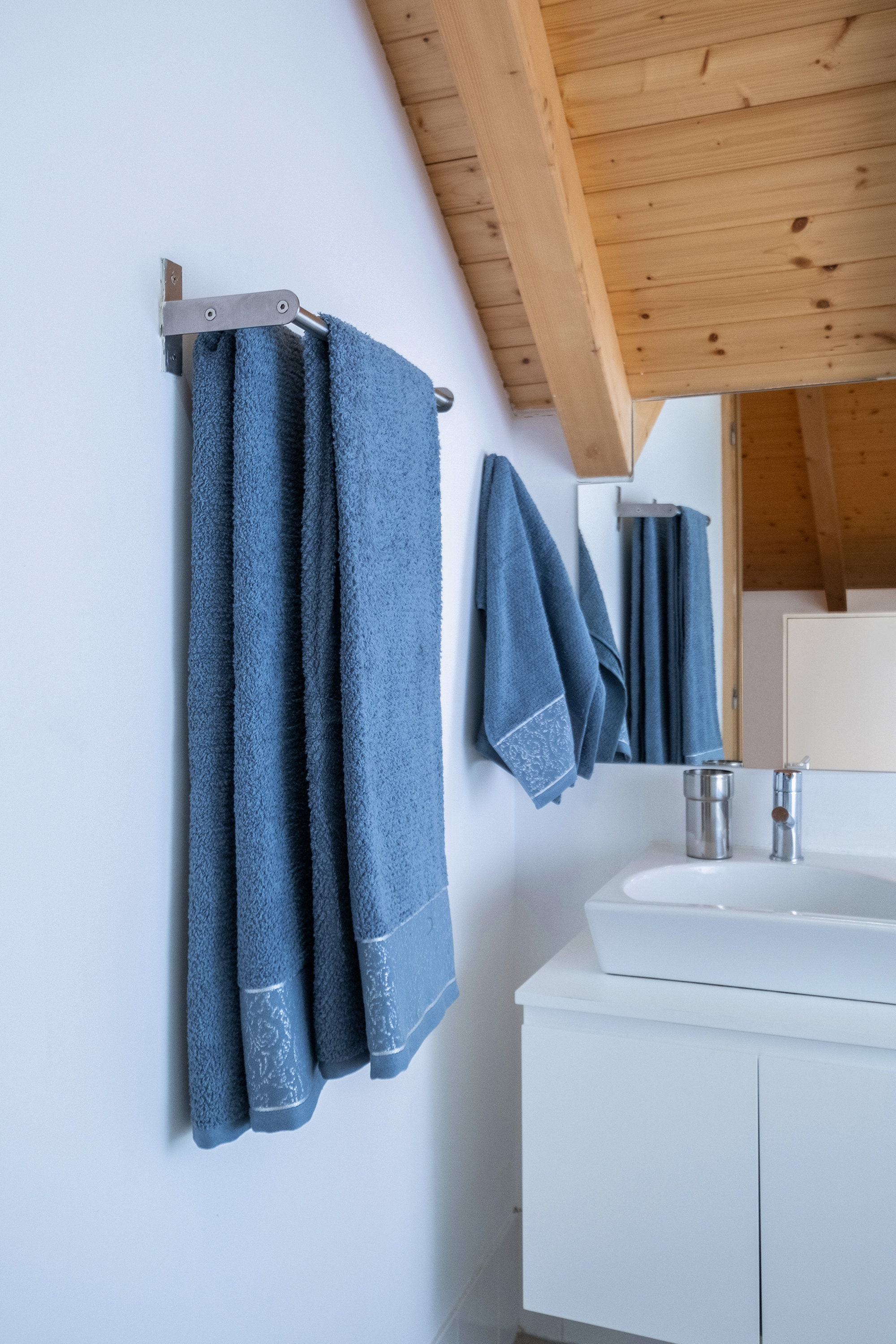 Baumwoll-Badezimmer-Handtücher-Set Badezimmer Hand Dekor | Etsy