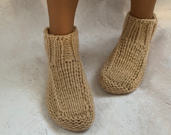 Slipper socks, Eco slippers, Woolen slippers, Warm socks, Organic slippers, House shoes, Handmade socks, Cozy Slippers
