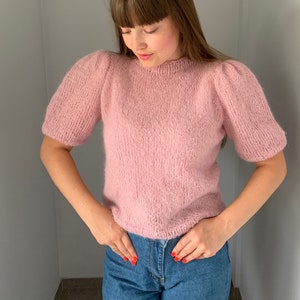 Wool sweater short sleeve woman, Sweater vests, Alpaca knit sweater, Vintage sweater vest, Argyle cropped sweater vest
