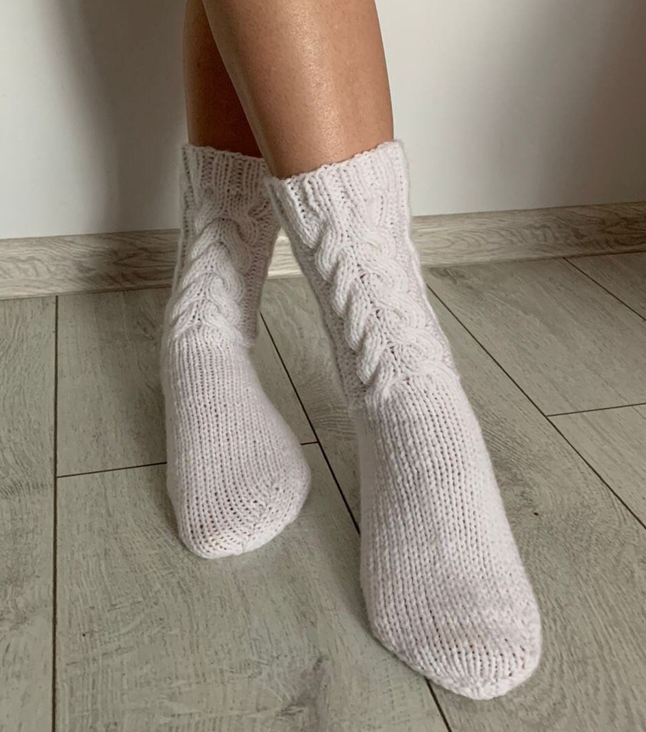 Calcetines zapatilla, Calcetines de invierno de lana, Calcetines