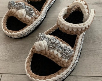 Handmade Crochet Boho Sandals: Eco-Friendly Summer Shoes