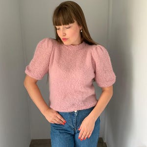 モヘアセーター、ニットセーターレディース、ケーブルニットセーター、チャンキーモヘアセーター、ウールレディースニットウェア、トレンディなニットプルオーバー、セーターベスト