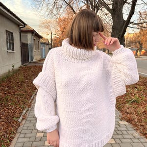 Wool sweater, Cable knit sweater, Sweater knitted women, Large chunky cardigan, Cardigan sweater loose, Crochet sweater, trendy knit sweater