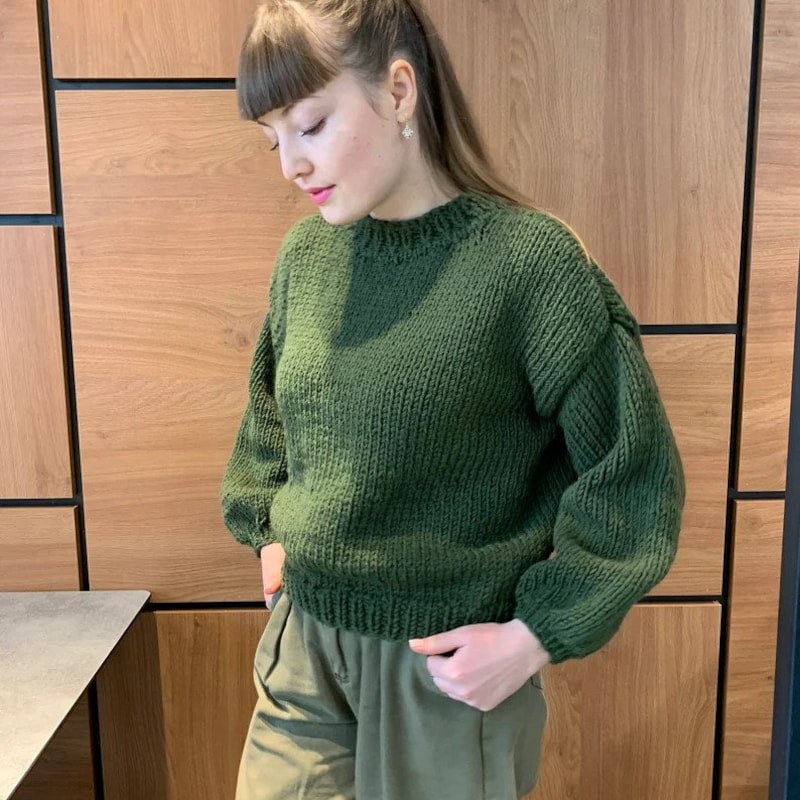 Cable Knit Sweater Etsy