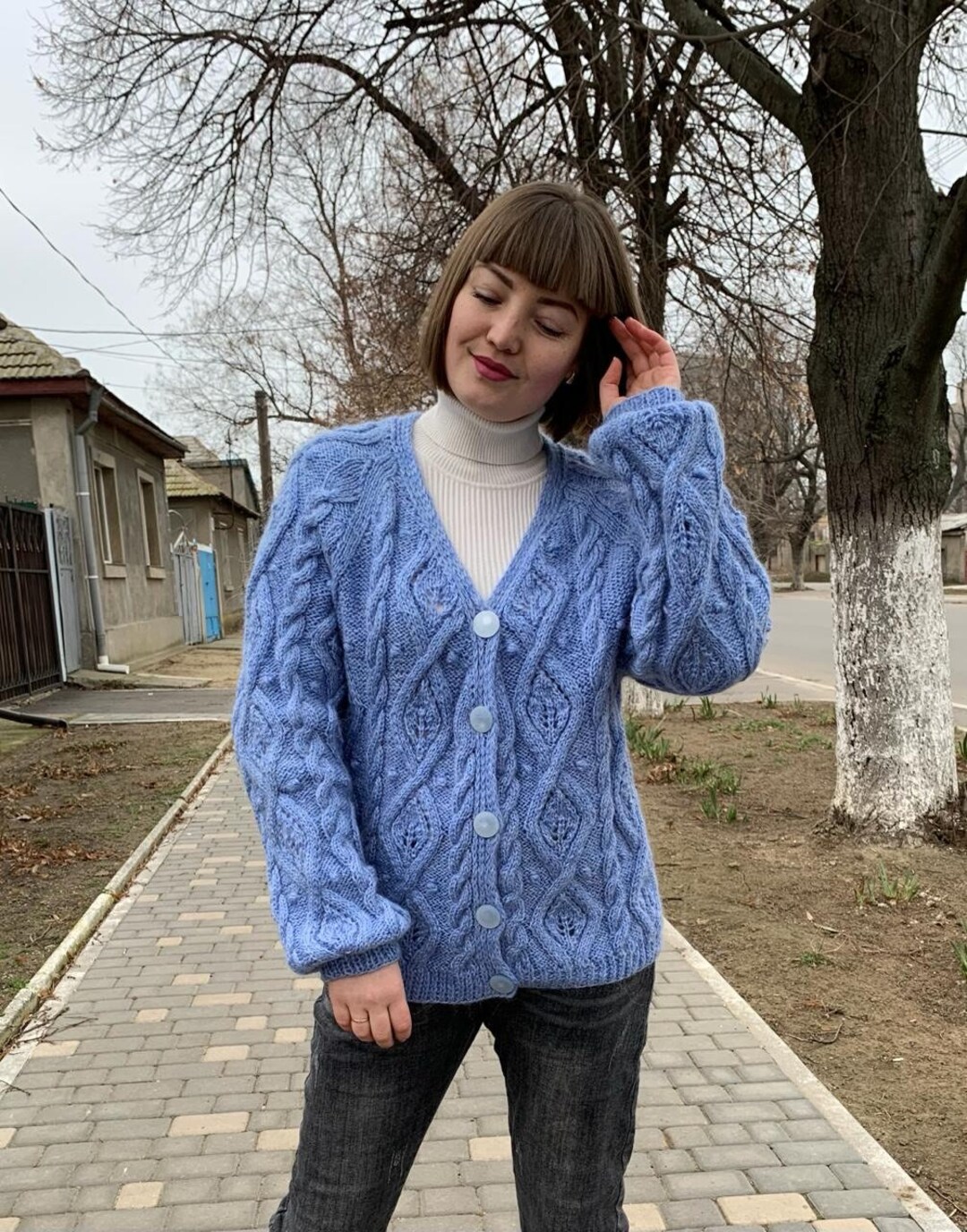 ✅Hand Knit - Cable knit wool cardigan il_1080xN.6027220909_hktq.jpg