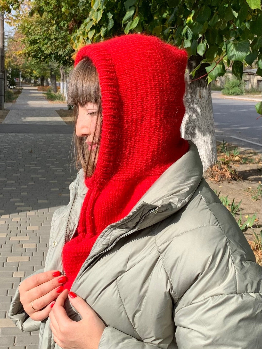 帽子・その他 TATIANA Cable knit hoodie balaclava BA8026 2 colors 50045815 Soft Knit Poppy Hoodie Balaclava – Lakhay-Retail