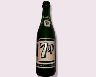 Vintage 7up bottles