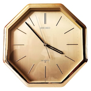 seiko セイコー社製 古い掛時計　ウォールクロック　機械式時計　アナログ Seiko vintage wall clock - Etsy 日本