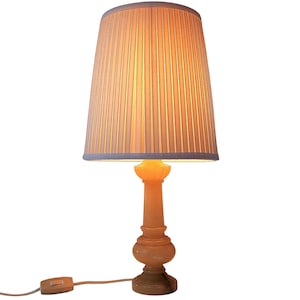 Vintage Genuine Alabaster Table Lamp Italian Alabaster GENUINE ALABASTER lamp Hand carved in Italy 1960