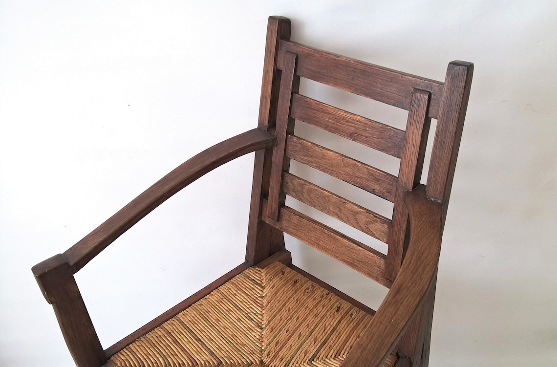 Art Deco Chair Design Chair Amsterdam School Rare Item the Etsy