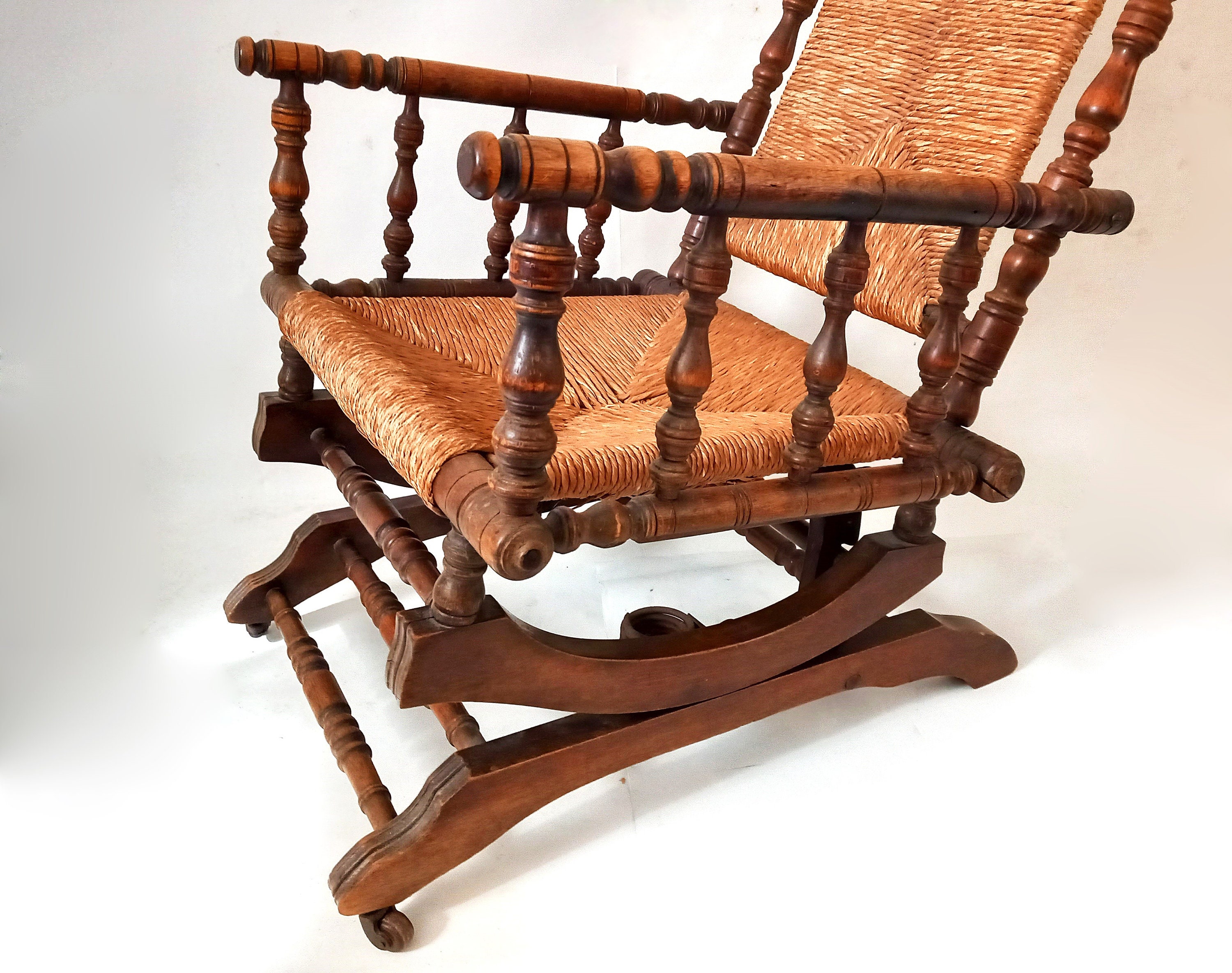 Antique sales glider chair
