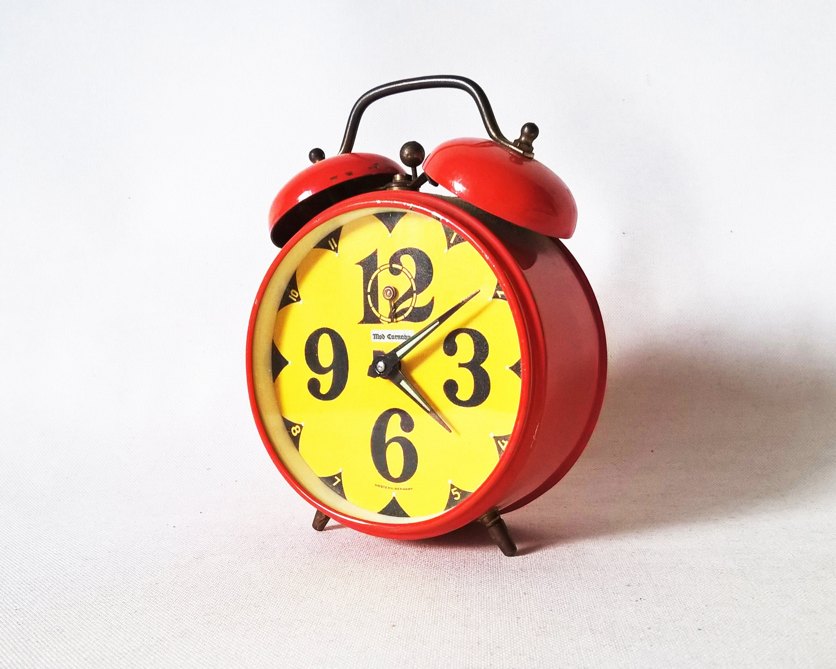 Jinglin 4 Inch about 10.2 Cm Dual Bell Alarm Clock, Super Loud