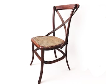 Antieke Thonet stoel Model Nummer 91, Rare model Art Nouveau Ontworpen door Augustus Thonet 1920