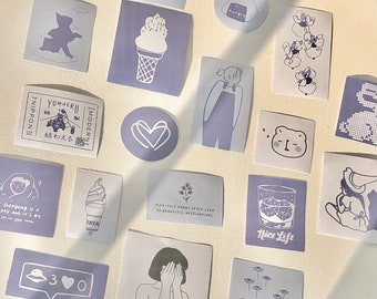 Aesthetic Box Stickers | journal | diary | Penpal