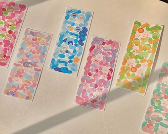 CONFETTI Polco Sticker Sheet | Kpop | Toploaders | Holo Glossy Vinyl 6 Colors