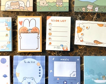 Memo grab bag | Different Designs | Cute | Aesthetic | Journaling | Collecting | Penpaling | Scrap Booking