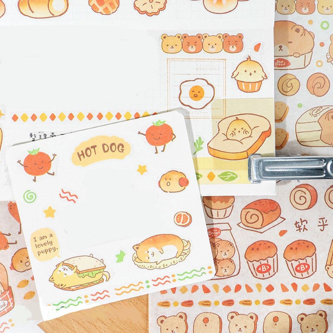 Super Cute Sticker Sheets Journal Penpal Sticker Sheets Etsy UK