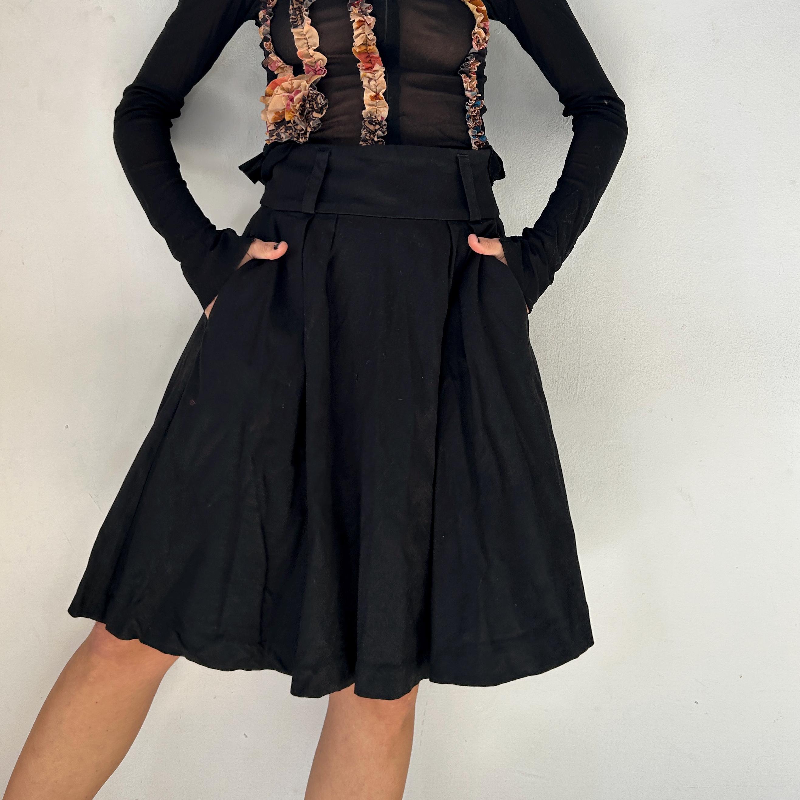 Jupe Noire Mi-longue Miss Sixty - Taille 36 - Style Vintage - Occasion Très Bon état