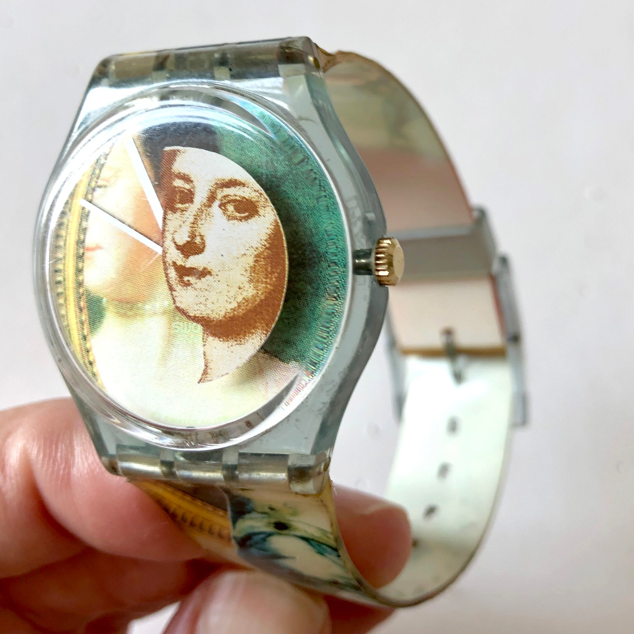 Vintage Swatch Watch 90s the Lady & the Mirror by Mirian Etsy Australia