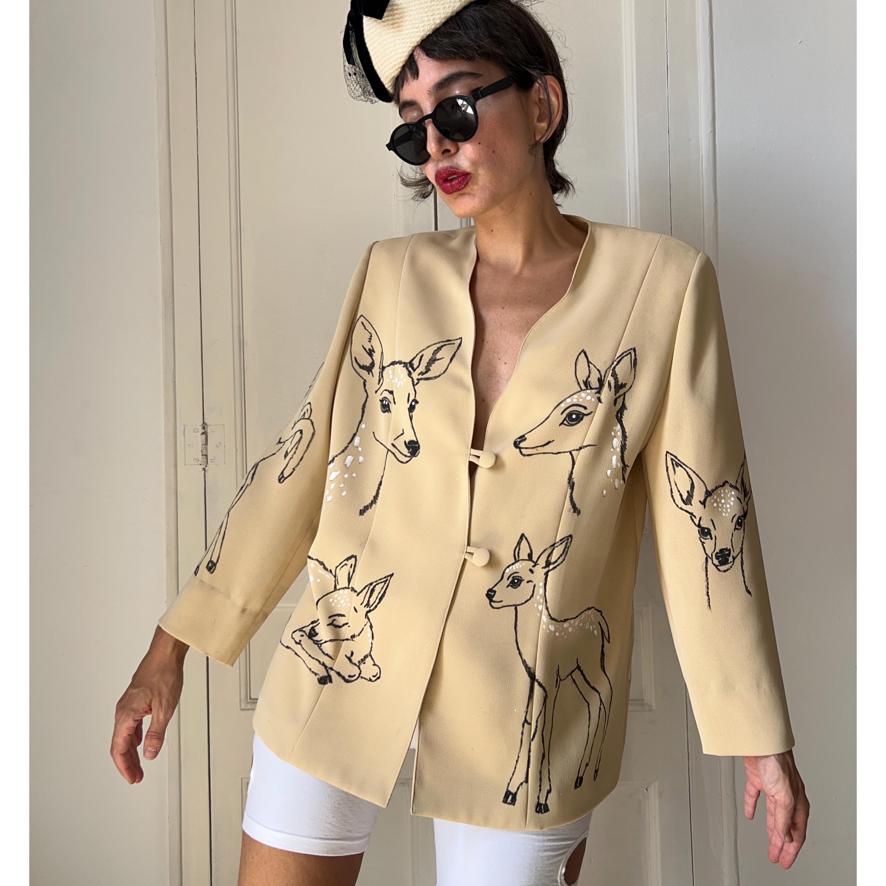 Hand Painted Blazer Jackets - Etsy