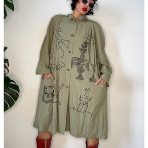 A Line Duster Dress Etsy Canada