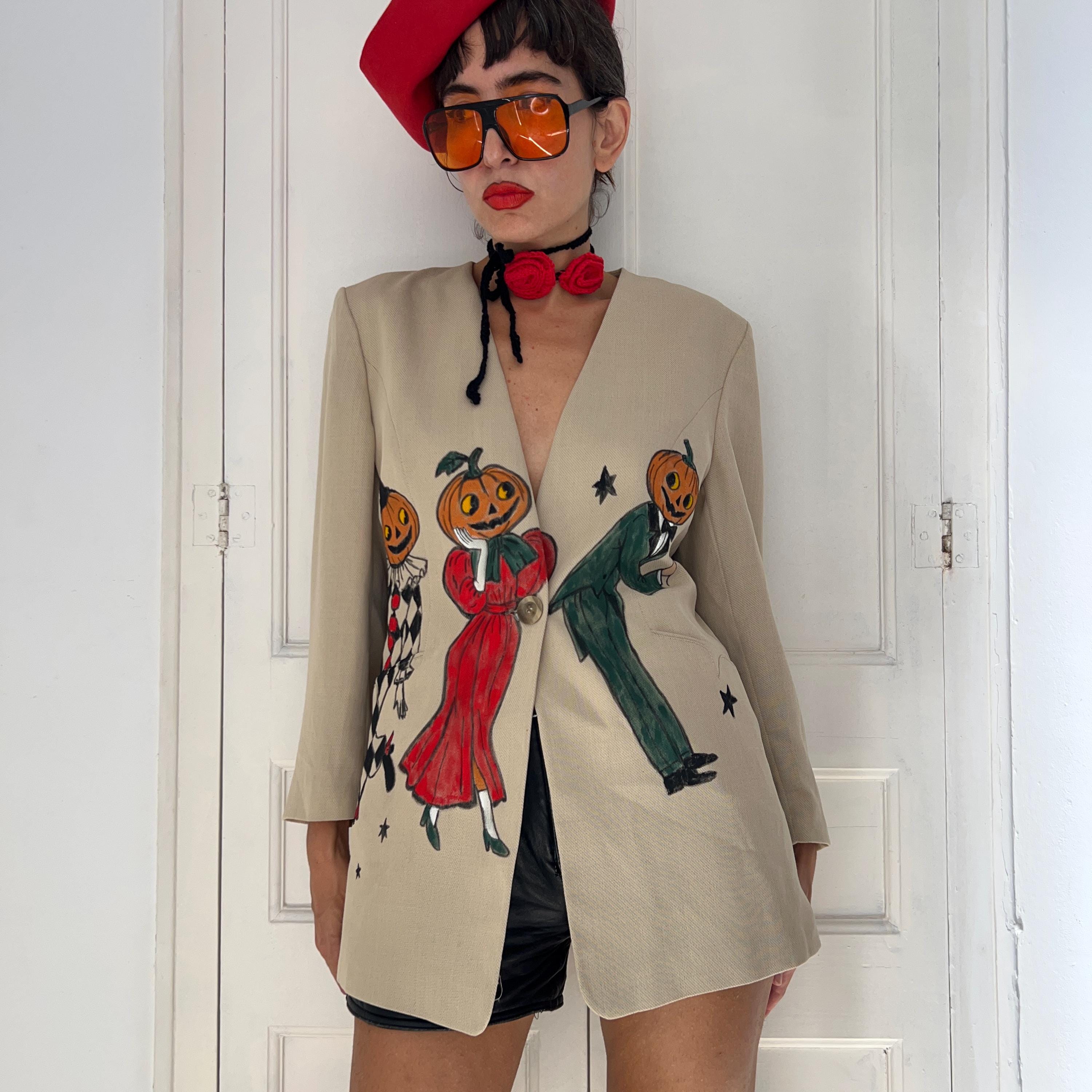 Hand Painted Blazer Jackets - Etsy