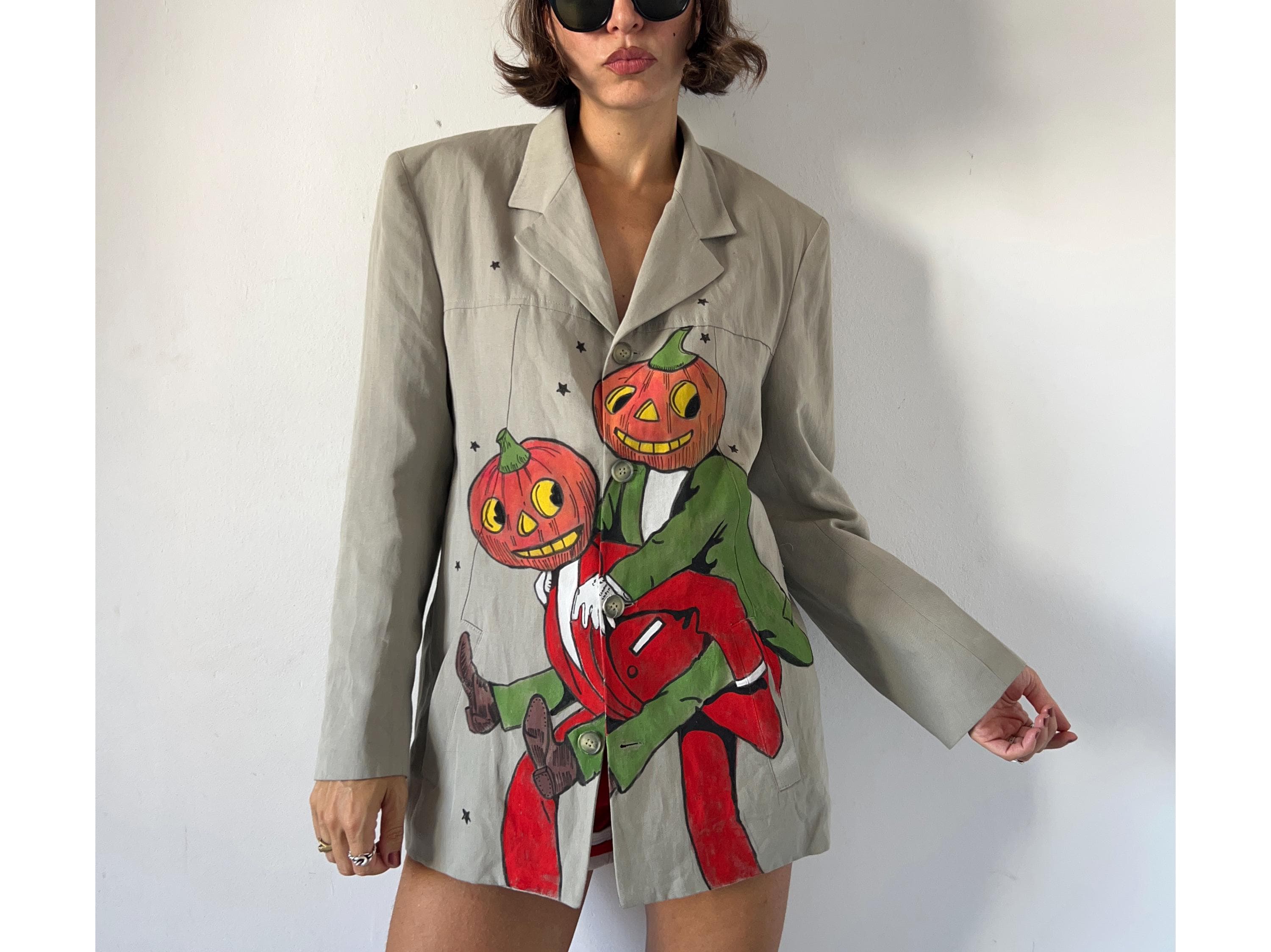 Vintage Linen Blazer - Etsy