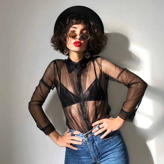 90s sheer top