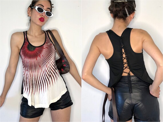MISS SIXTY Vintage Raver Tank Top Y2K 