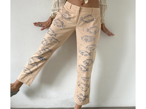 【希少】Miu Miu Archive denim half pants y2k Miu miu vintage denim - Gem