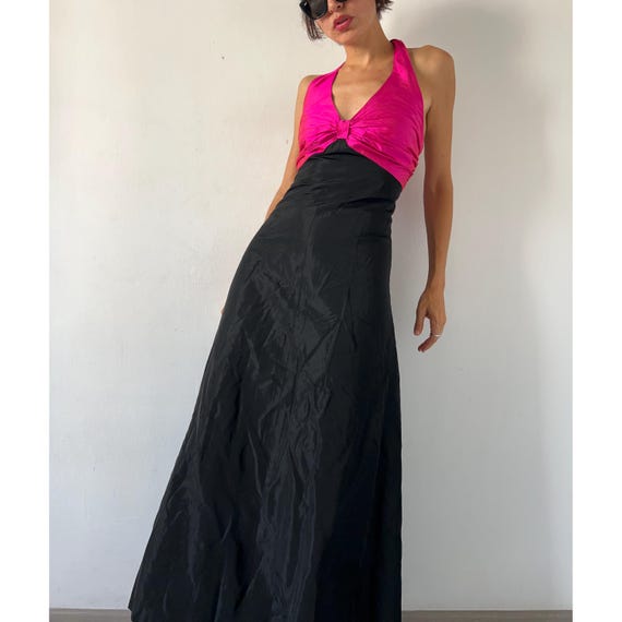 a line prom dress A Line Royal Blue Spaghetti Straps Satin Prom Dress With Pockets