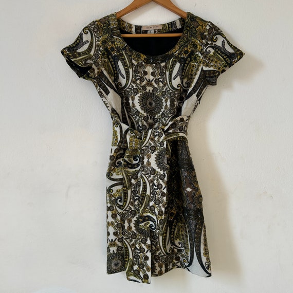 Vintage See By Chloé Belted Mini Dress, Y2K Flora… - image 8