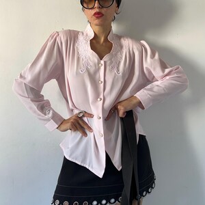 keyhole blouse white