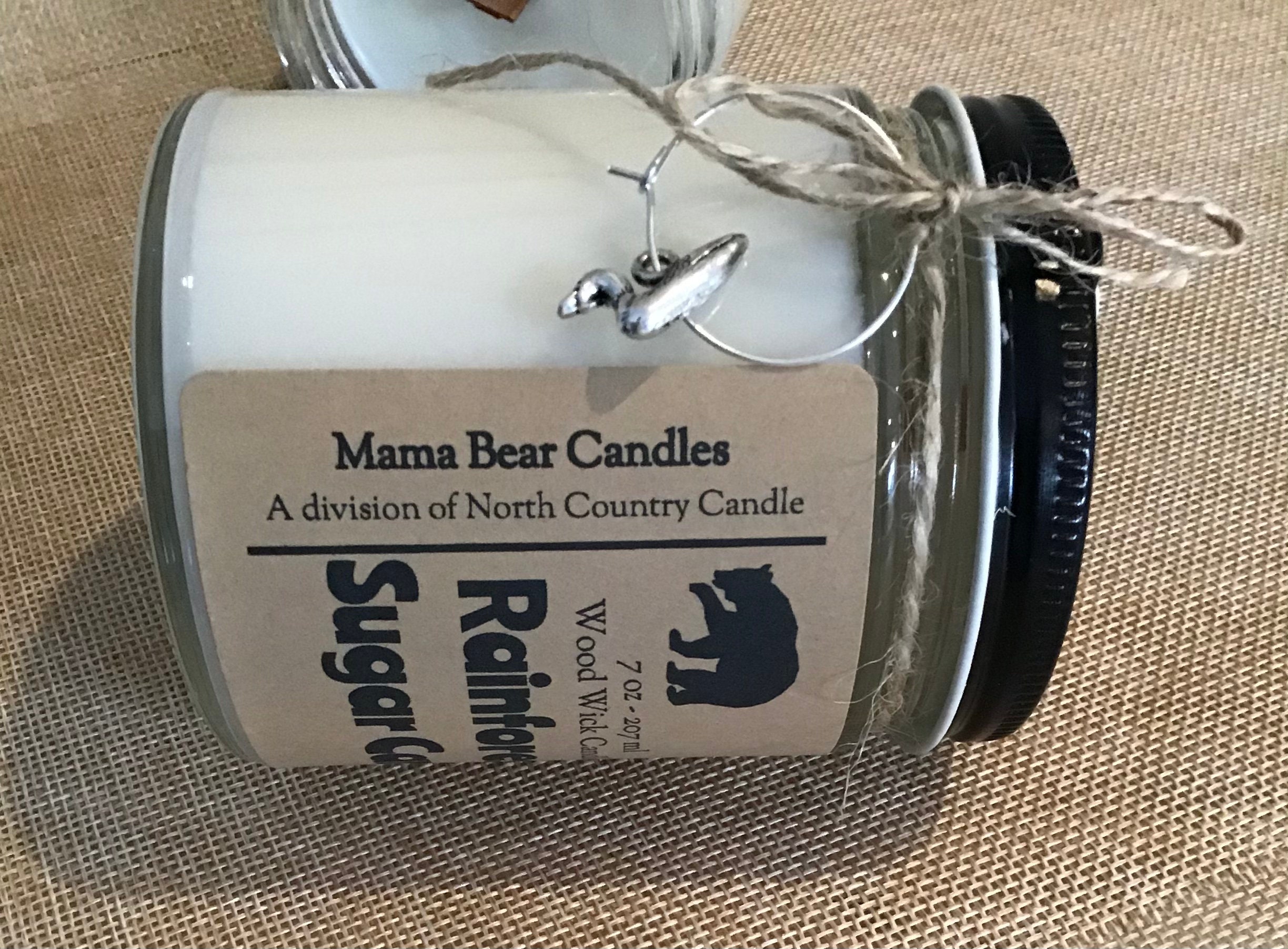 Mama Bear Candles Lavender Love 9 oz Wood Wick Candle Etsy