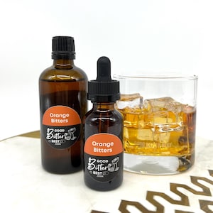 Orange cocktail bitters- perfect for whiskey or tequila cocktails!