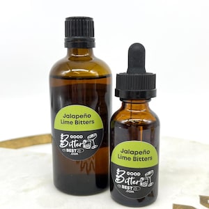 Jalapeno Lime cocktail bitters- perfect for margaritas!