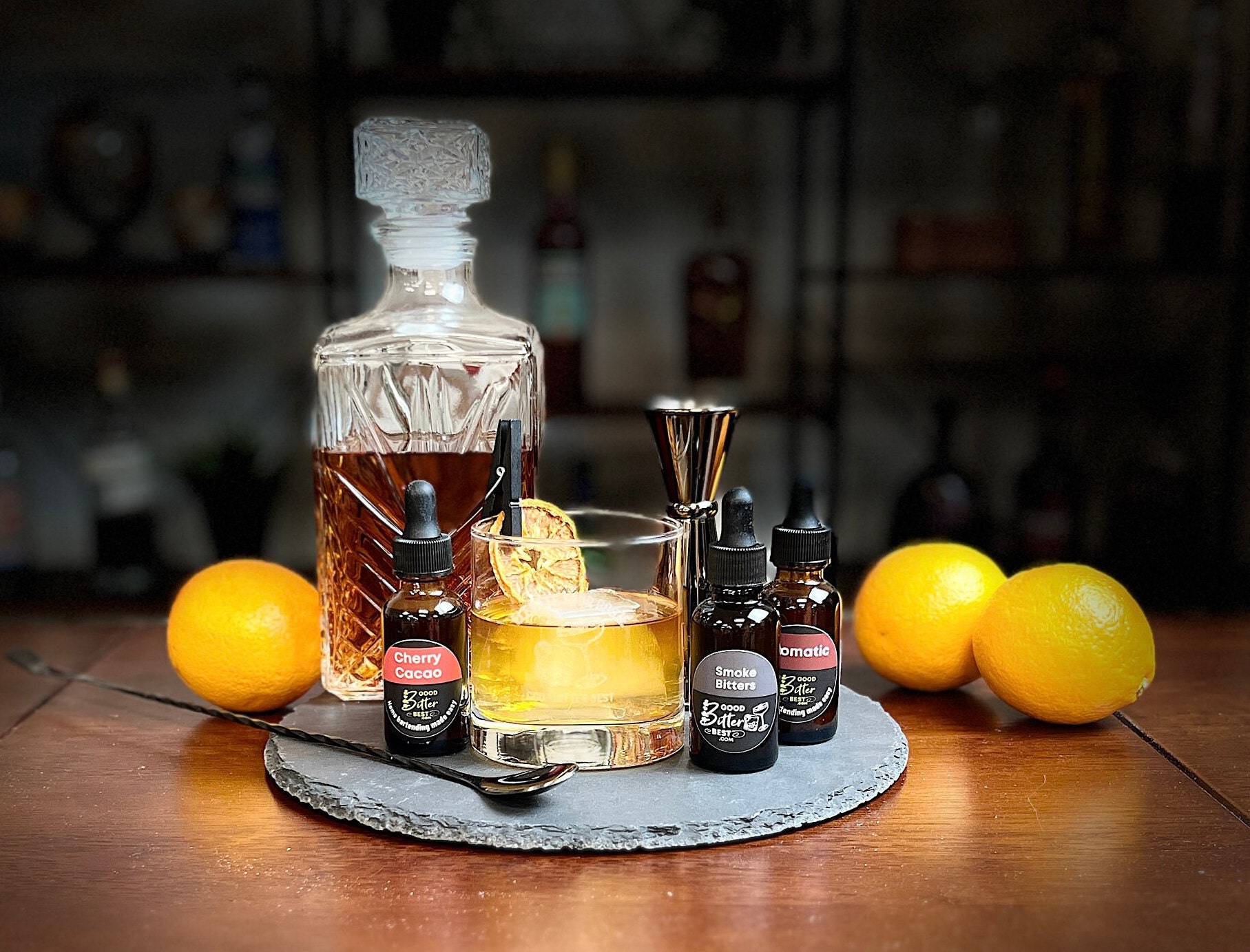 Smoke Cocktail Kit: Includes Bitters, Sugar, Garnish, and Recipe for ...