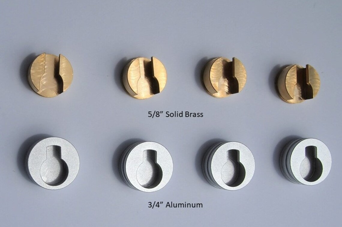 Recessed Brass Keyhole Insert Keyhole Slug Keyhole Slot Etsy