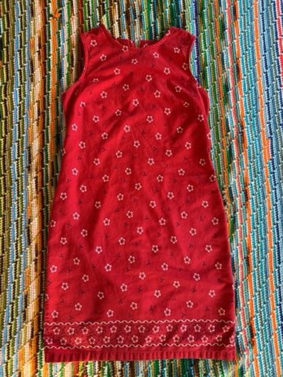 Vintage Red Bandana Dress