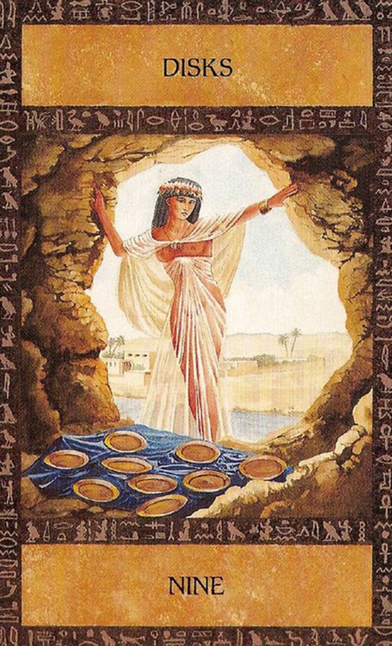 Ancient Egyptian Tarot Deck Instant Digital Download Etsy