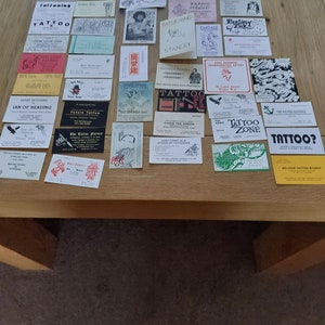 Vintage Tattoo Visitenkarten