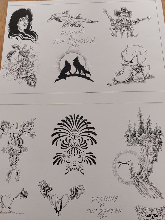 Vintage Tattoo Flash - Etsy