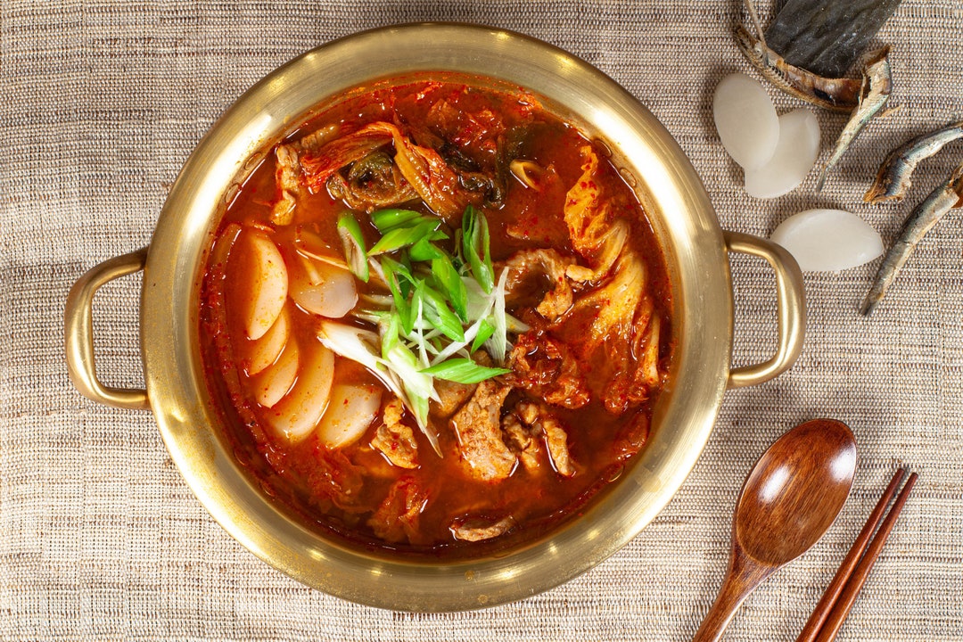 KIMCHI JJIGAE 2 Meals of Kimchi Soup Meal Kit / Korean Authentic Food Etsy