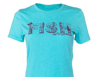 Women's Fish Wild Wyoming Tee