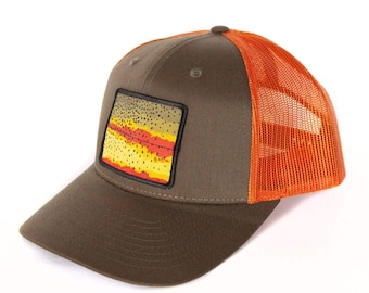 Cutthroat Trout Pattern Patch Hat