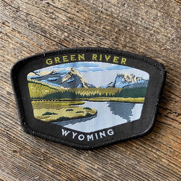 Green River Wyoming Iron-On Patch